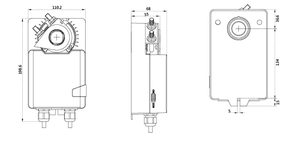 Actionneurs de registre à ouverture rapide 230V, 40Nm, à commande marche/arrêt et 2/3 points, à prix avantageux - Product Image 6