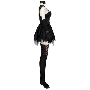 Disfraz de Halloween para Mujer, Vestido Negro de Edward <span class=keywords><strong>Scissorhands</strong></span>, HORR-017 - Product Image 3
