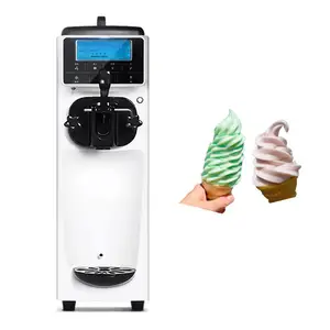 Mini máquina comercial do gelado Iogurte Congelado Soft Serve Ice Cream Machine Counter top Ice Cream Maker