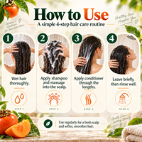 Shampooing et après-shampoing au tanin de kaki OEM ODM – Nettoyage du cuir chevelu, soin anti-odeurs, équilibre du sébum, adoucissant et lissant – Marque privée