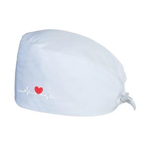 Cappello Regolabile Unisex Traspirante in Tessuto Dobby 100% Cotone per Rilevazione con Ago, Uso Ospedaliero, Medico, Infermiera, Ostetrica, Chirurgico - Product Image 6