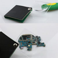 Folding Pocket Acrylic Hand Magnifier with Pull-Out Sleeve 50mm Lens Diameter for Kids or Gift