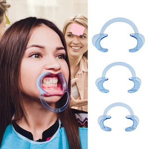Écarteur de joue dentaire, ouvre-<span class=keywords><strong>bouche</strong></span> professionnel en plastique en forme de C pour blanchiment des dents et <span class=keywords><strong>jeu</strong></span> de défi de protège-dents - Product Image 3