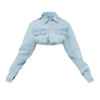 Ensemble deux pièces pour femme, style doux, jupe mini en jean vieilli écologique et blazer, au-dessus du genou, idéal pour l'été