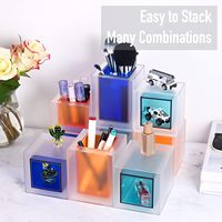 Cubes d'affichage en acrylique personnalisés 3 pièces Blocs rectangulaires en acrylique moderne Rehausseurs de présentoir pour objets de collection Bijoux Parfum Décor