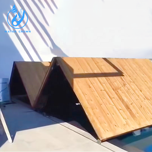 2025 Couverture de piscine pliante automatique personnalisée de haute qualité assez solide pour que les gens puissent discuter et manger pour les pompes de natation en plein air - Product Image 1