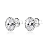 Boucles d'oreilles créoles minimalistes en argent 925 pour femmes