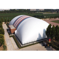 Techo de PVDF de alta calidad, cúpula de aire, dosel de gimnasio, cúpulas inflables con soporte de aire, cúpula de estructura espacial, cubierta de PVC, tienda de estadio interior