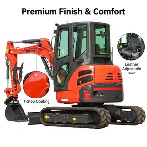 Mini Excavadora Europea de 1, 2 y 3.5 Toneladas, Excavadora Compacta con Motor, Miniexcavadora Agrícola, Certificación CE y EPA - Product Image 4