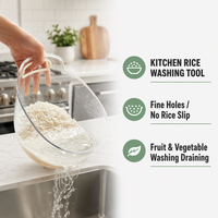 Panier égouttoir réglable multi-usages pour cuisine domestique, avec poignée, pour animaux de compagnie, riz, fruits et légumes