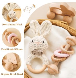 Anneau de dentition sensoriel en silicone souple, sans BPA, écologique, de qualité alimentaire, pour autisme, motif étoile de dessin animé, hochet animal - Product Image 4