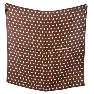 Foulard carré en soie de mûrier 68x68cm pour l'été, châle en soie à petits pois pour femmes, vente en gros - Product Image 5
