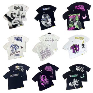 Camisetas de Hombre, Estilo Y2K, Streetwear, de Alta Calidad, 100% Algodón, AWFUL LOT, Gran Venta, Manga Corta, COUGH SYRUP - Product Image 5