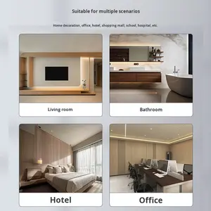 แผ่นผนัง<span class=keywords><strong>ไม้</strong></span>ไผ่ผสมเส้นใยพีวีซีกันไฟสำหรับตกแต่ง<span class=keywords><strong>บ้าน</strong></span>ทั้งหลัง ฝ้าเพดาน และผนังตกแต่ง - Product Image 5