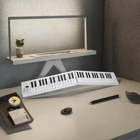 Portable 61-Key Foldable Electronic Organ Digital Music Electronic Keyboard Musical Instrument
