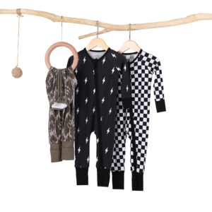 Su misura il tuo marchio pigiama <span class=keywords><strong>di</strong></span> bambù pigiama per bambini con stampa personalizzata pigiama <span class=keywords><strong>abbigliamento</strong></span> per bambini con cerniera - Product Image 3
