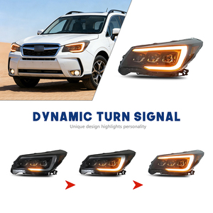 Faros Delanteros LED HCMOTIONZ para Subaru <span class=keywords><strong>Forester</strong></span> 2013-2018 con Animación de Encendido DRL, Conjunto de Lámparas Delanteras para Automóvil - Product Image 5