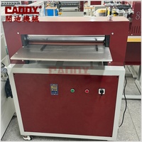 Machine pneumatique CADDY pour le lustrage et l'élimination des plis du cuir, rouleau de calandrage du cuir, machine de gaufrage industrielle