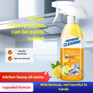 Nettoyant <span class=keywords><strong>pour</strong></span> taches d'huile <span class=keywords><strong>liquide</strong></span> robuste <span class=keywords><strong>pour</strong></span> le dessus de la cuisinière et la hotte de cuisine élimine la fumée et la saleté de l'huile - Product Image 2