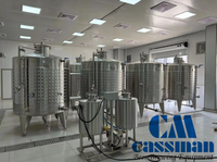 Cuve de Hydrolyse Enzymatique 1000L, Équipement de Fermentation, Composants Essentiels de Pompe PLC pour Bière, Moteur, Usine de Brassage en Acier Inoxydable