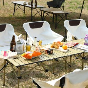 Custom Logo Wholesale High Quality Outdoor Folding Portable <b>Camping</b> Small Moon Chair - Product Image 6