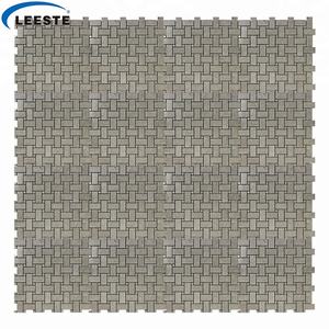 Design moderne Décoration de la maison Décoration murale Carrelage 1 ''X 2'' Panier Vague Motif Design Cendrillon Gris Marbre Mosaïque - Product Image 6