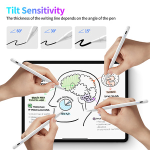 ปากกาสไตลัสแม่เหล็กสำหรับ iPad รุ่นที่ <span class=keywords><strong>9</strong></span> ขนาด <span class=keywords><strong>9</strong></span> นิ้ว สำหรับแท็บเล็ตแบบนุ่ม  รองรับการวาดภาพบนพื้นผิว  ดีไซน์ทันสมัย ป้องกันการสัมผัสโดยฝ่ามือ ผลิตจากพลาสติก - Product Image 5