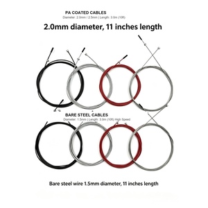 Cable de Repuesto para Cuerda de Saltar de Velocidad OEM, Multicolor, 3M, Recubierto de Acero Antiabrasión, para Saltos Dobles - Product Image 3