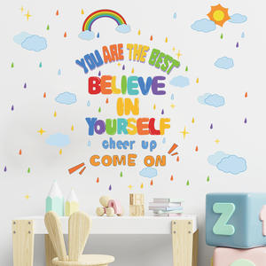 Décoration de la maison sticker mural amovible 3d inspirant pour <span class=keywords><strong>chambre</strong></span> de bébé garçon - Product Image 4