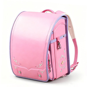<b>Student</b> <b>Backpack</b> With Embroidered Flowers Waterproof Interior Zipper Pocket Unisex For School Education Spring 2024 - Product Image 2