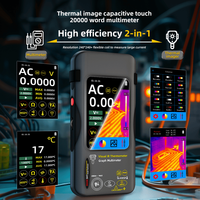 Multimeter Pencitraan Termal 2-in-1 SH7 320x320 HD & Layar Sentuh LCD 72.1 FOV IP43 USB OEM untuk Diagnostik Listrik/PCB