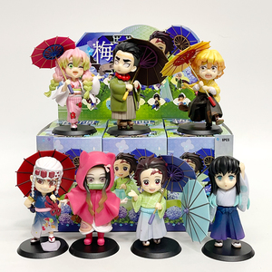 13 Estilos de Figuras de Acción de Anime de PVC de la Serie Lluvia de Japón, Giyu Tomioka, <span class=keywords><strong>Tanjiro</strong></span> <span class=keywords><strong>Kamado</strong></span>, Caja Sorpresa - Product Image 1