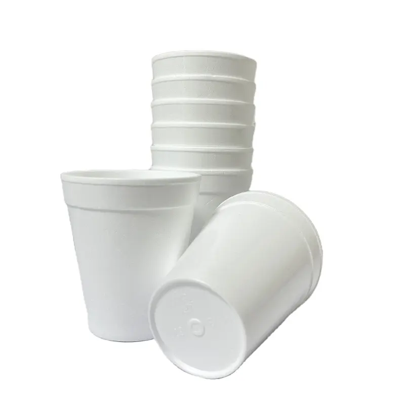 Resistance Tea Milk Coffee Disposable EPS Foam Cups For Hot Drink