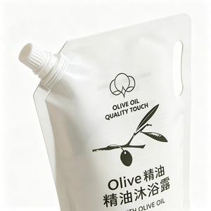 Bolsa con Boquilla para Gel de Ducha, Jabón Líquido Recargable, Envase Cosmético para Cuidado Corporal, 500ml 1L, Fabricante OEM Personalizado - Product Image 2