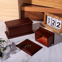 Urna Funeraria de Madera Maciza de Roble, Urna para Adultos, Recipiente para Cremación, Ataúdes y Urnas Ecológicas de Madera para Mascotas