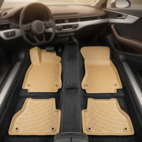 Alfombrilla de coche 3D especial para Audi A5 2016 en adelante, talla única, color beige, TR