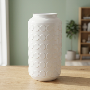 Maceta de hierro de metal de nuevo diseño hecha a mano de alta calidad con recubrimiento de polvo blanco de acabado moderno, decoración del hogar más vendida - Product Image 3