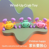 Nouveau style, modèle d'animal de simulation de crabe marcheur à ressort, petit modèle à chaîne, très vendu