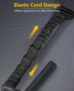 สายสะพายสองจุด CVLIFE พร้อมตัวหมุนป้องกันการหมุน 2 ชิ้น พร้อมตัวปรับความยาวตะขอโลหะสำหรับกระเป๋าล่าสัตว์และซองปืน - Product Image 6