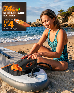 Pompe à air miniature rechargeable OutdoorMaster Shark3 <span class=keywords><strong>Mini</strong></span> 14.43Wh avec 5 embouts pour gonflage et dégonflage de matelas pneumatiques, sacs de rangement et flotteurs de piscine - Product Image 4