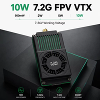 10W 7.2G FPV VTX, compatible ELRS et pièces RC, longue portée pour la course et les drones industriels