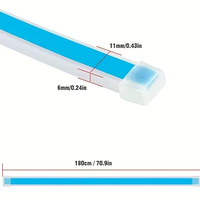 Barra de Luz LED Dinámica Universal de 12V para Capó de Coche, Luz Decorativa para Capó de Motor, Barra de Luz Diurna para Automóvil
