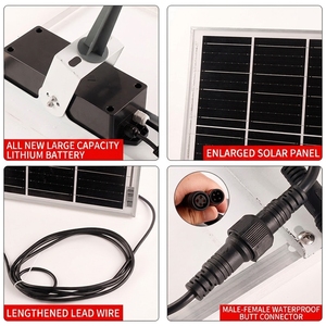 Bande lumineuse <span class=keywords><strong>LED</strong></span> <span class=keywords><strong>solaire</strong></span> étanche à contrôle intelligent, double température de couleur pour éclairage <span class=keywords><strong>extérieur</strong></span>, idéale pour les gîtes, alimentée par énergie <span class=keywords><strong>solaire</strong></span> - Product Image 6