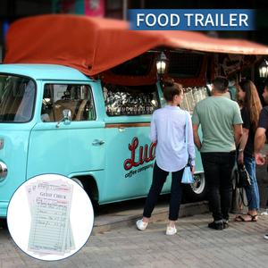 Llikexin – Carnet de factures vert personnalisé pour hôtels et restaurants, avec 15 lignes pour les serveurs - Product Image 6