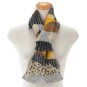 ผ้าพันคอถักสำหรับฤดูหนาวสำหรับผู้หญิงอบอุ่นหนาลายสก๊อตกว่าขนาดผ้าพันคอยาวตรวจสอบขนาดใหญ่สำหรับสภาพอากาศหนาวเย็น - Product Image 1