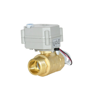 Vanne à boisseau électrique Tonhe DN25 filetée à deux voies pour eau et air, pression de fonctionnement 650 psi - Product Image 3