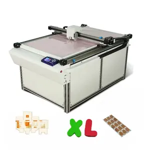 billboard carton paper creasing flatbed digital knife label sticker plotter cardboard die cutting machine