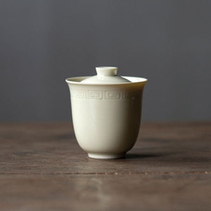 Ding Kiln Gaiwan Porcelain Cylinder Handheld With Lid Afternoon <b>Tea</b> Kung Fu <b>Tea</b> <b>Set</b> - Product Image 1
