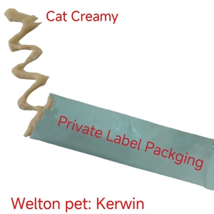 Vente en gros au prix d'usine de collations humides <span class=keywords><strong>pour</strong></span> chat de compagnie avec logo personnalisé Meilleures ventes Friandises crémeuses <span class=keywords><strong>pour</strong></span> chat de compagnie à saveur naturelle de <span class=keywords><strong>thon</strong></span> - Product Image 4