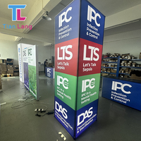 Système d'affichage modulaire portable TIANLANG pour salons professionnels, avec boîte à lumière, mur de fond et comptoir pour stands d'exposition et événements